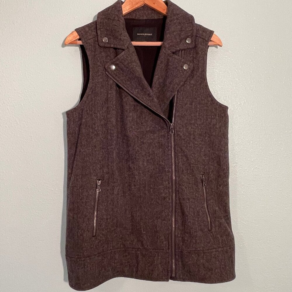 Banana Republic wool sleeveless jacket/vest, size medium